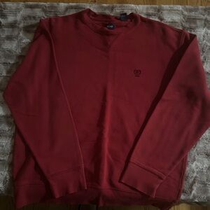 Izod Men's Rich Red Crewneck Sweater